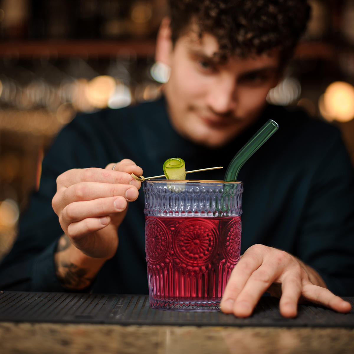 4xTRINKGLAS - Transparent, Glas - Relaxdays