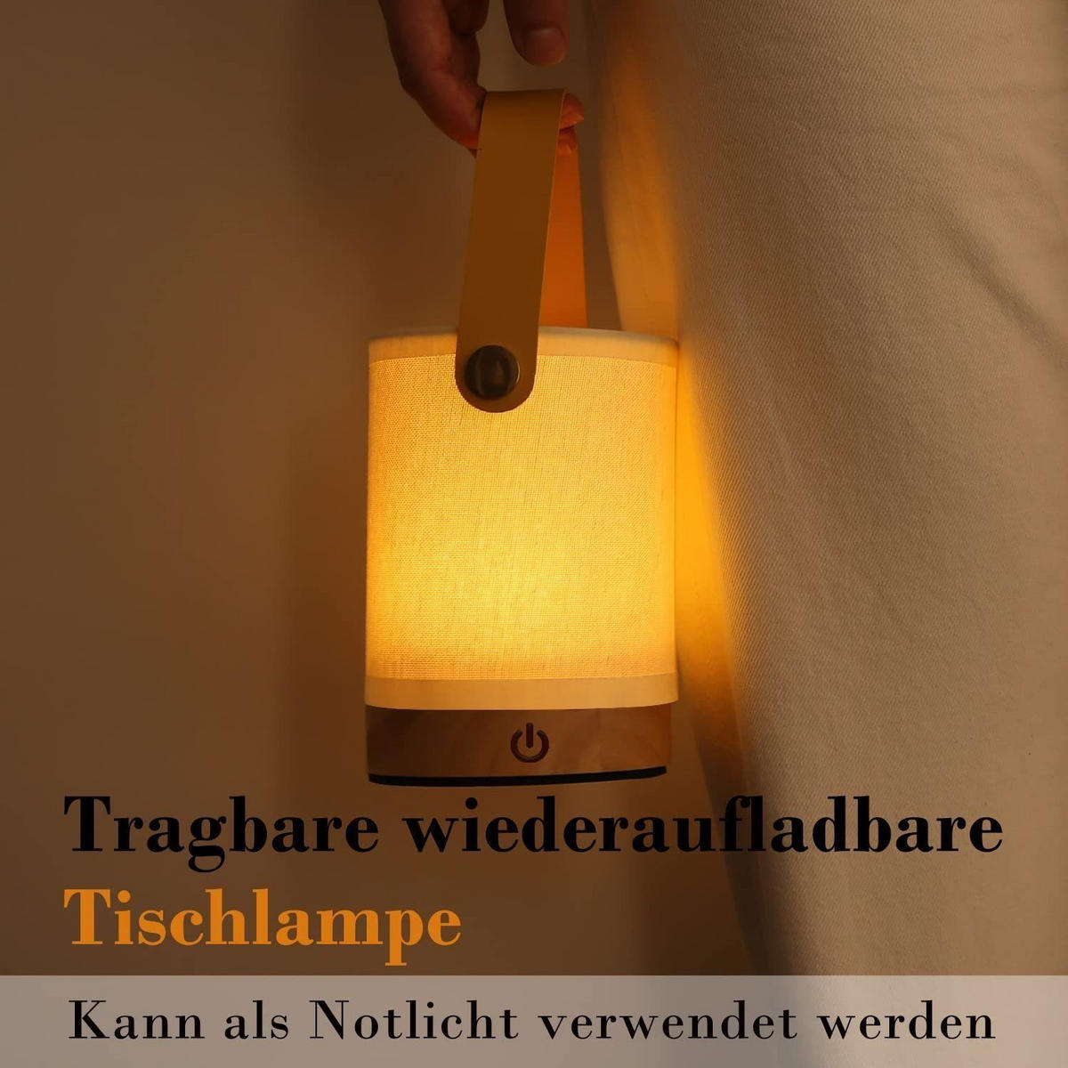 LED-TISCHLEUCHTE Handtasche 10/10/15 cm - Weiß, Holz (10/10/15cm) - Nettlife