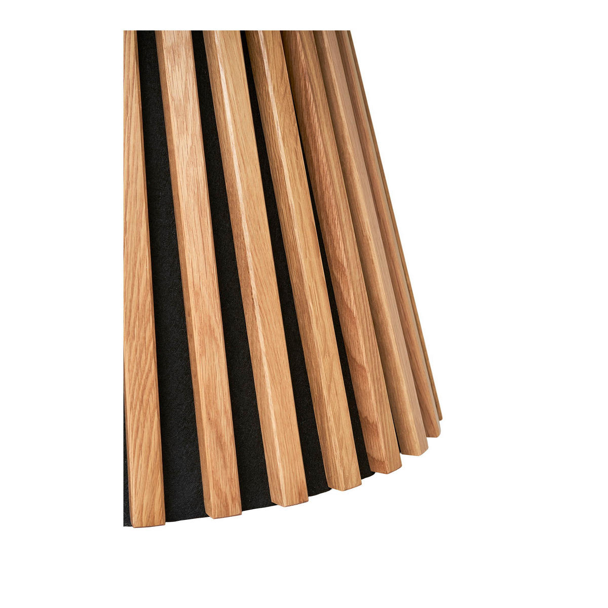 COUCHTISCH Osaka ø70x45 cm Eiche Natur - Schwarz, Holz (70/70/45cm) - tinkaro