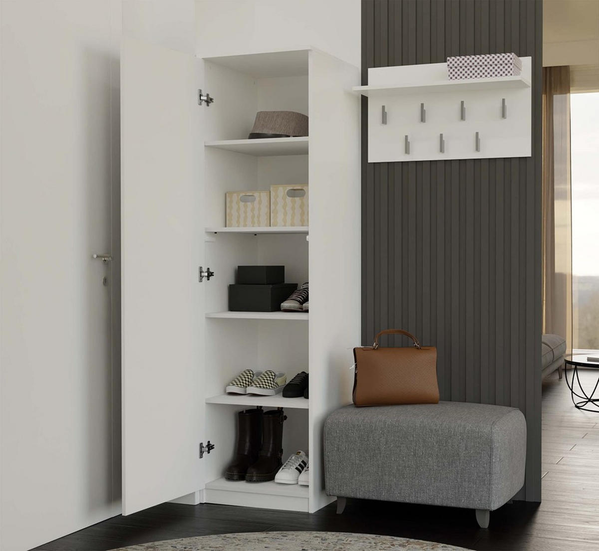 KLEIDERSCHRANK Artisan 50/180/50 - Eiche Artisan, Holzwerkstoff (50/180/50cm) - RAUMHIRSCH FURNITURE