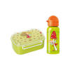 BROTDOSE + TRINKFLASCHE Florentine, grün 2er Set - Hellgrün, Kunststoff (1/1/1cm) - Sigikid