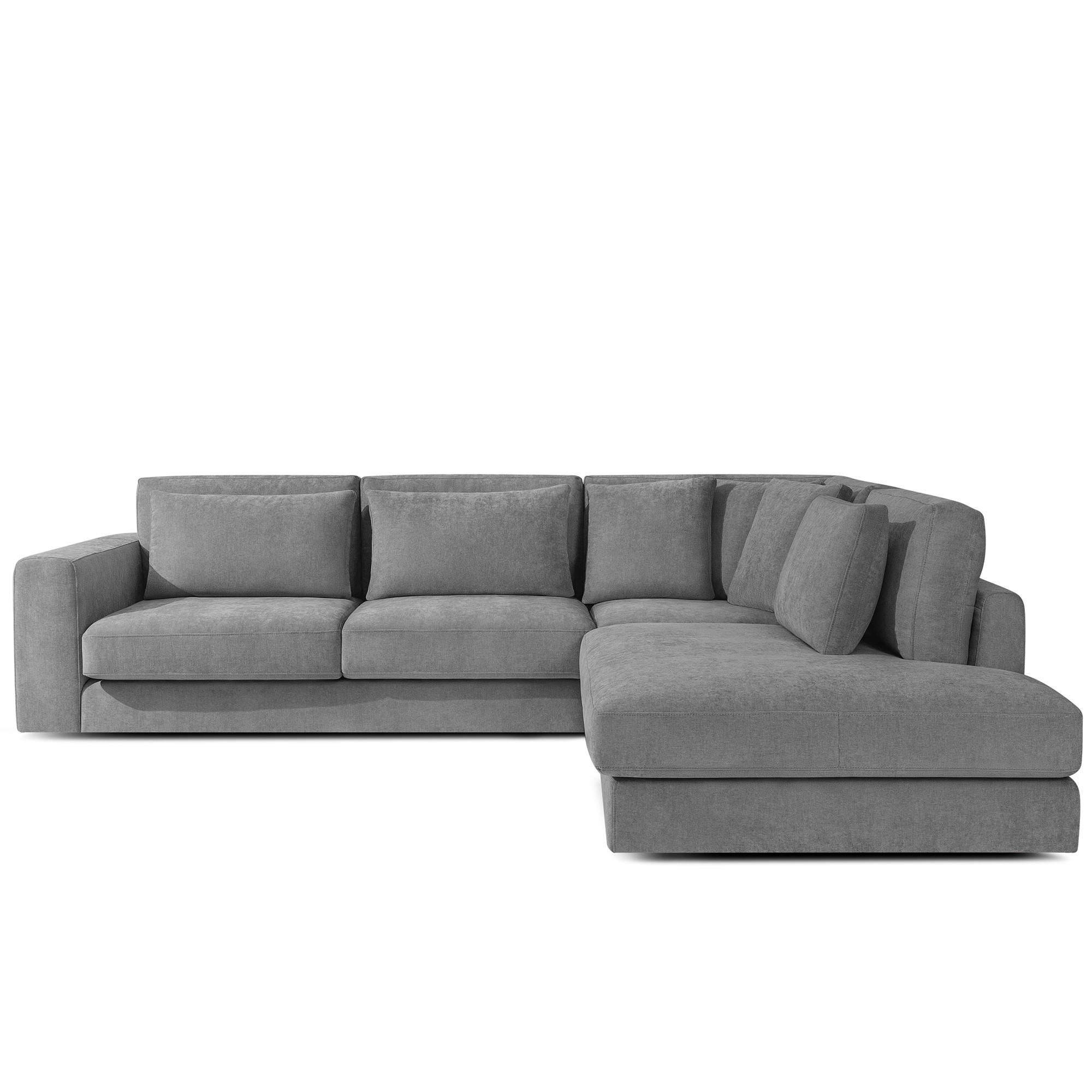 Konsimo® Ecksofa Dunkelgrau 297x248 cm