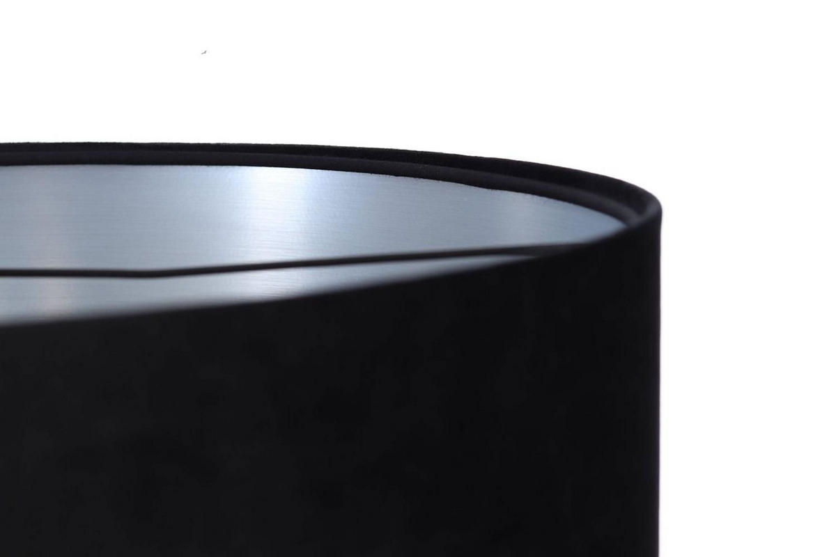 HÄNGELEUCHTE Schwarz 60/30 cm - Silberfarben/Schwarz, Kunststoff (60/1.1/30cm) - ONZENO