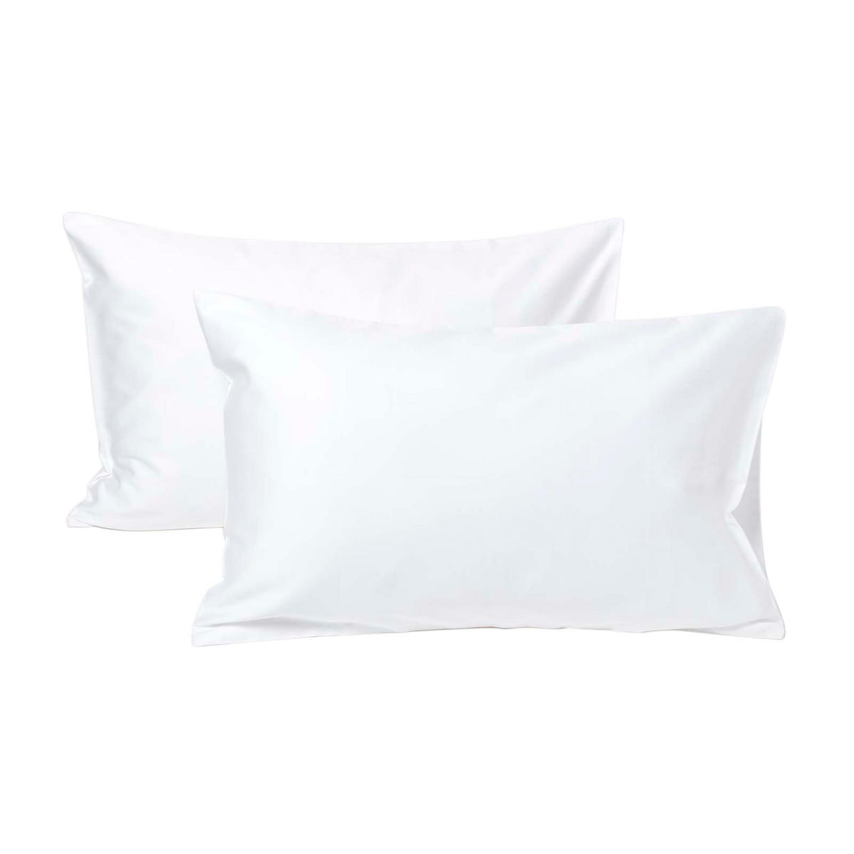 KINDER-KISSENBEZÜGE 2er-Set, Bio-Baumwolle - Weiß, Textil (40/60cm) - Homescapes