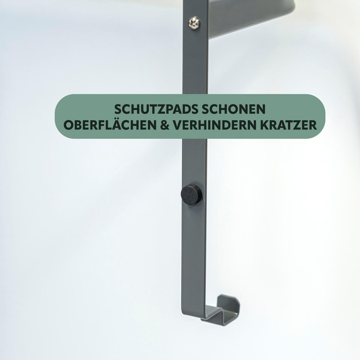 TÜR-HÄNGEREGAL, grau, Metall - Grau, Metall (65/86/17cm) - bremermann