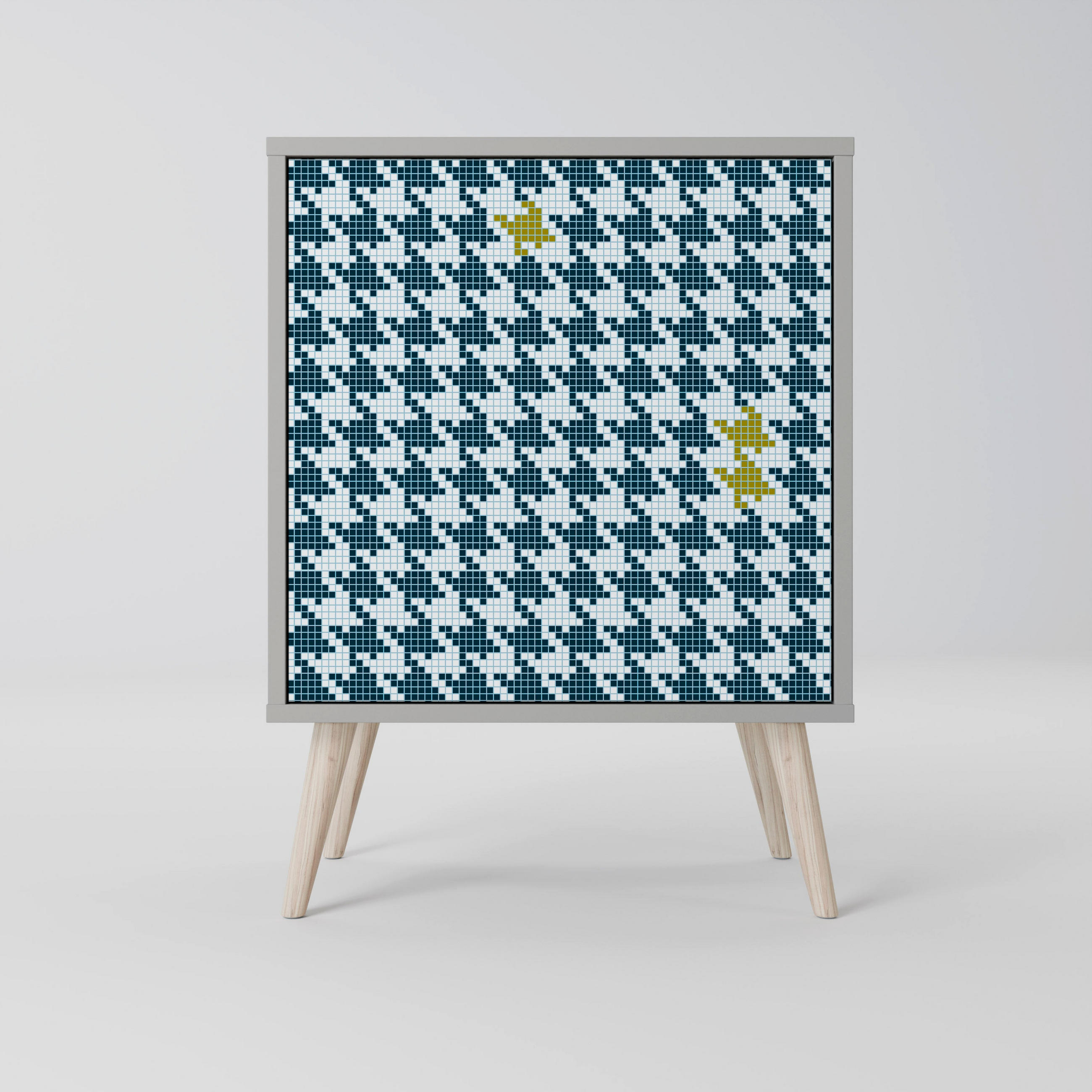 SpaceRebels Sideboard Grau 57.5x77.5x42 cm