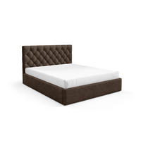 POLSTERBETT BEZA IV - Braun - Beige, Holz/Textil (180/200cm) - AN-Moebel 4u