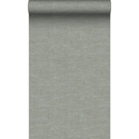 TAPETE Leinen-Optik 53 cm x 10.05 m - Grün, Papier (53/1000cm) - Origin Wallcoverings
