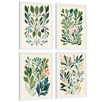 POSTER 2er-Set Wandbilder Matisse Blumen modern Wohnzimmer Deko, Schlafzimmer, Küche, Badezimmer Rahmenlos A3 - Weiß, Papier (29.7/1/42cm) - Nacnic
