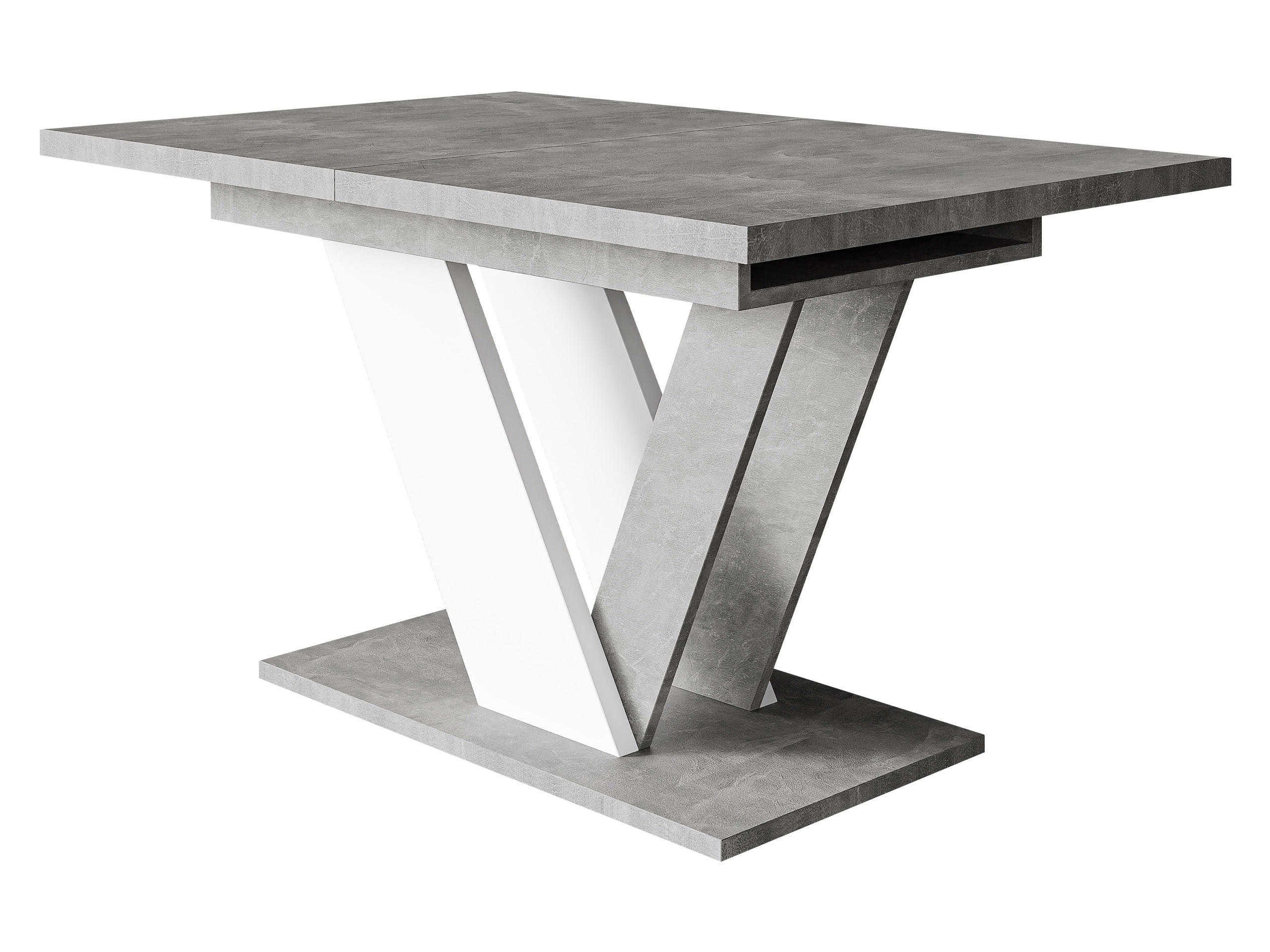 ESSTISCH ausziehbar Dubai - Grau, Holzwerkstoff (80/120/76cm) - MIRJAN24