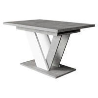 ESSTISCH ausziehbar Dubai - Grau, Holzwerkstoff (80/120/76cm) - MIRJAN24
