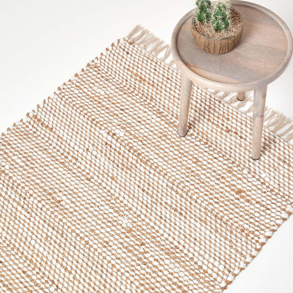 FLICKENTEPPICH Horizon gemustert 160/230 cm - Naturfarben, Textil (160/230cm) - Homescapes