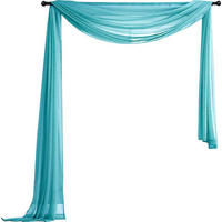 QUERBEHANG 1ER SET HxB 140x600 Blau - Blau, Textil (140/600cm) - Gardinenbox