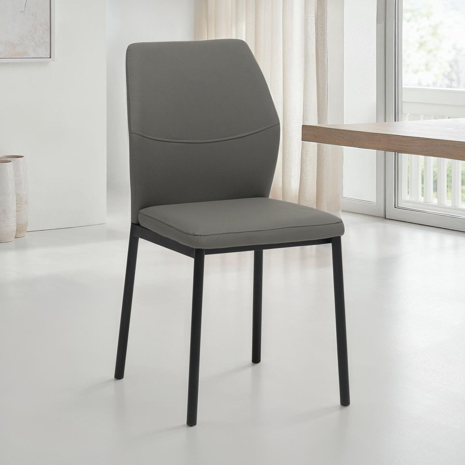 ESSZIMMERSTÜHLE GINOVA 4ER-SET - Grau, Textil (41/87/54cm) - IDIMEX