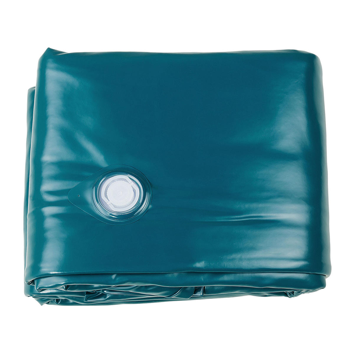 WASSERBETTMATRATZE Voll beruhigt 140/200/20 cm Mono - Blau, Textil (200/140/20cm) - Beliani