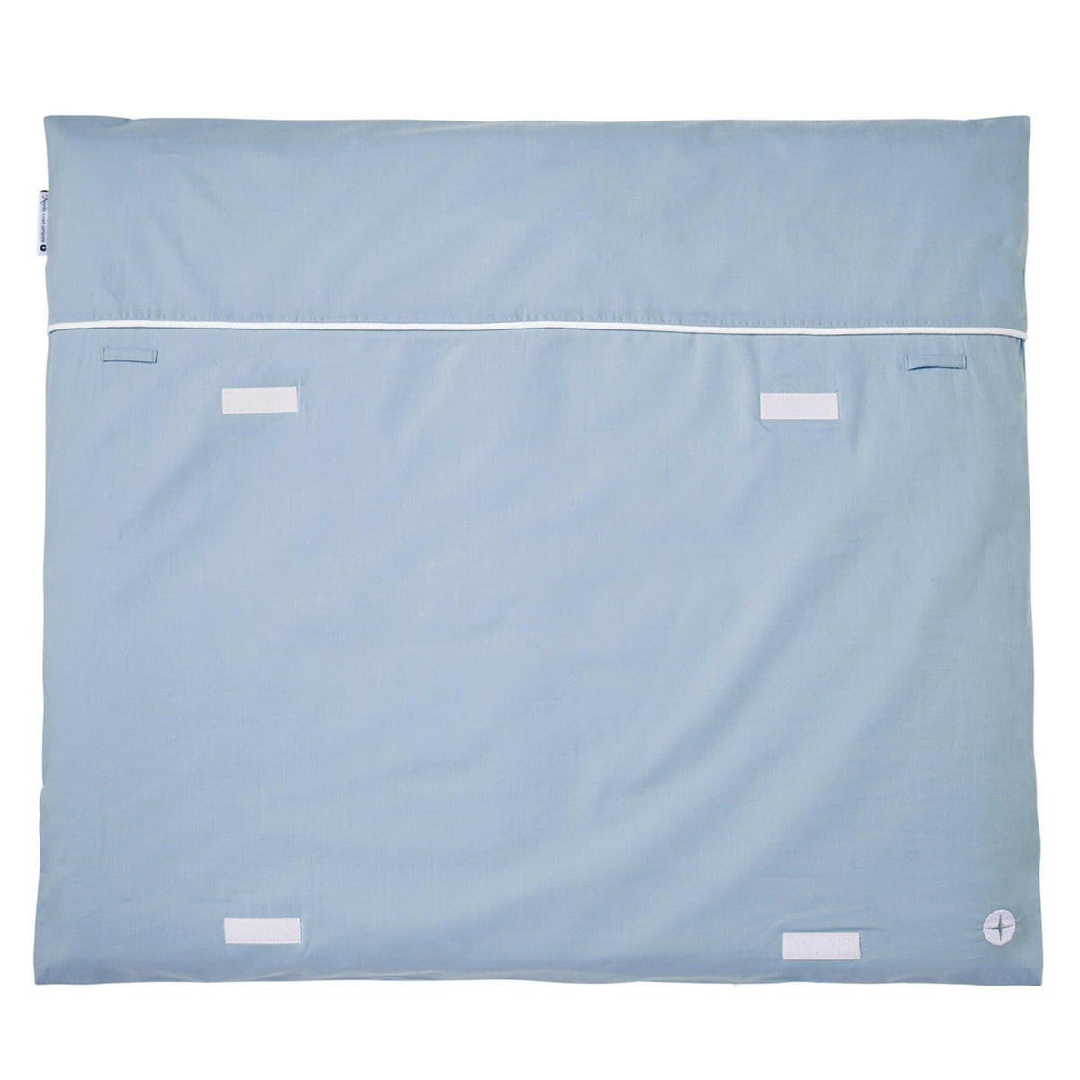 WICKELAUFLAGE Blau Grau - Grau, Textil (80/70cm) - nordic coast company