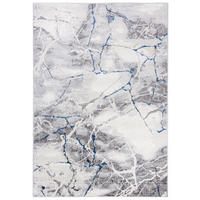 KOBEREC grafitový sivý abstraktný - 300 x 400 cm - modrosivá, textil (300/400cm) - Mazovia
