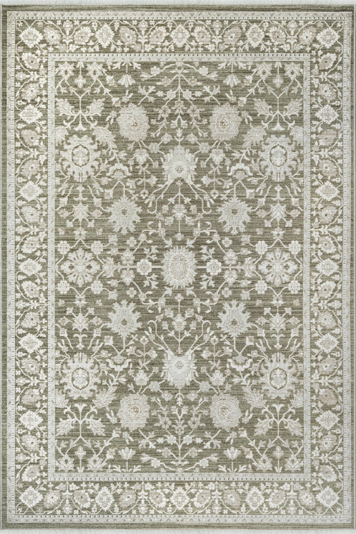 KURZFLORTEPPICH Orientalisch SCRIVIA Polypropylen Grün 160 x 230 cm - Grün, Textil (160/230cm) - KADIMA DESIGN