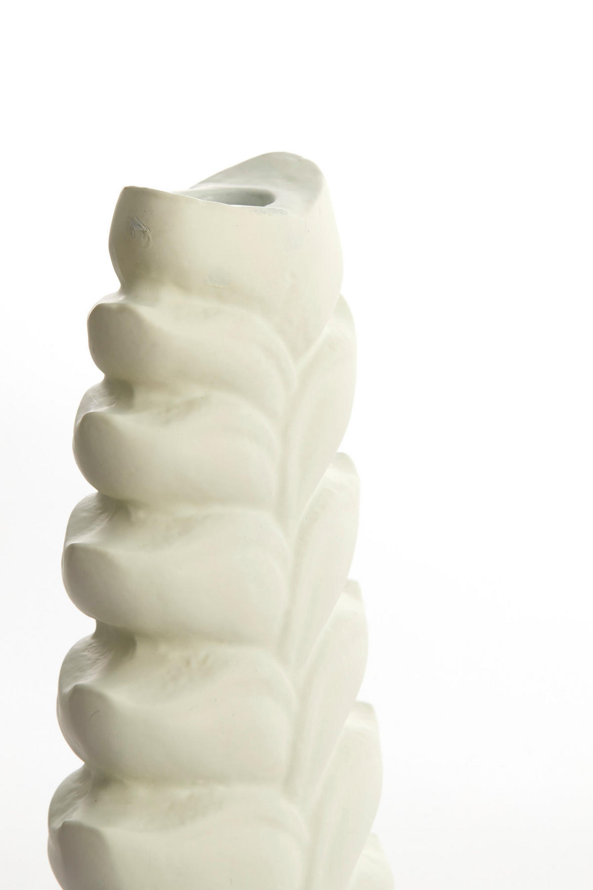 KERZENHALTER Batalio Weiß Ø16/30 cm - Weiß, Metall (7/30/16cm) - Light & Living