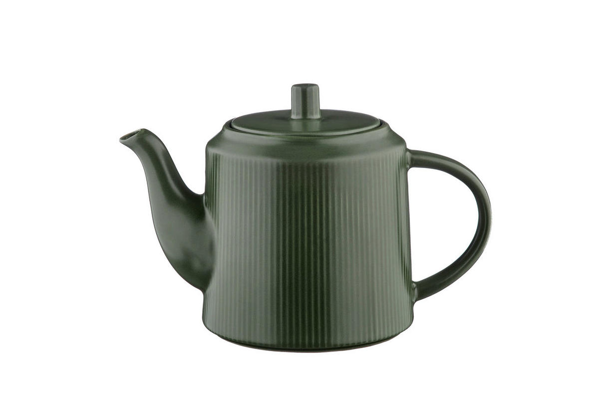 TEEKANNE Scandi 1300ml - Olive - Grün, Keramik (1.3L) - Björn