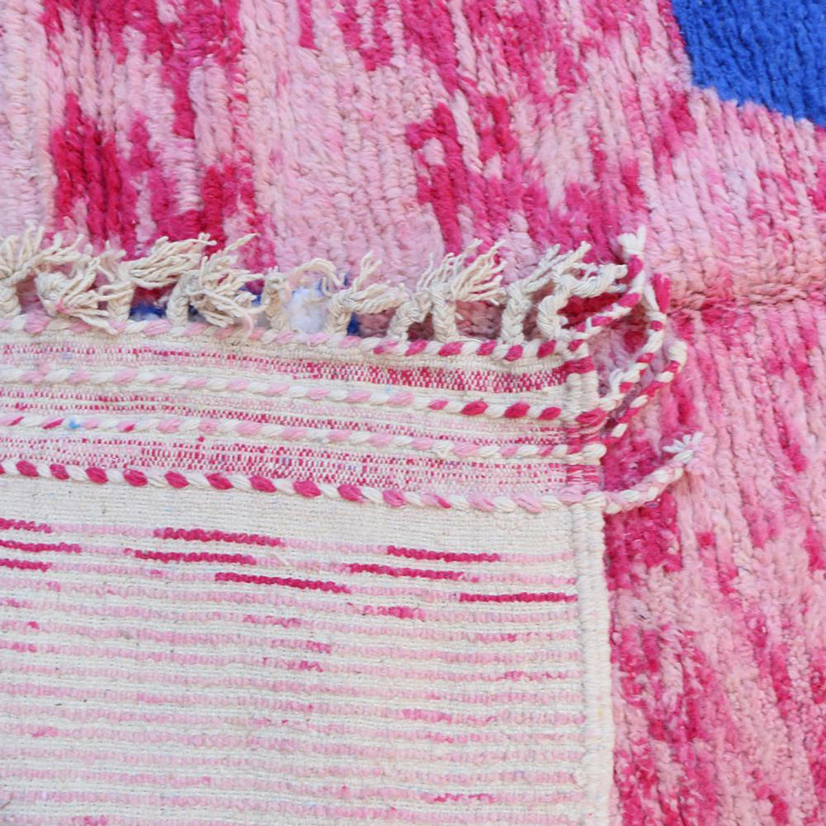 BERBERTEPPICH aus Marokko aus reiner Wolle 200x 300 cm - Pink, Naturmaterialien (200/300cm) - AFK Living