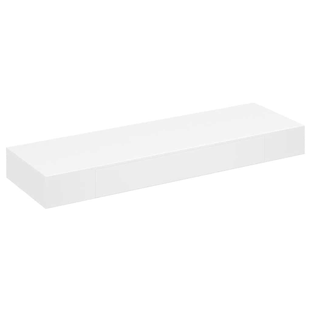 vidaXL Wandregal Weiß 25x8x80 cm