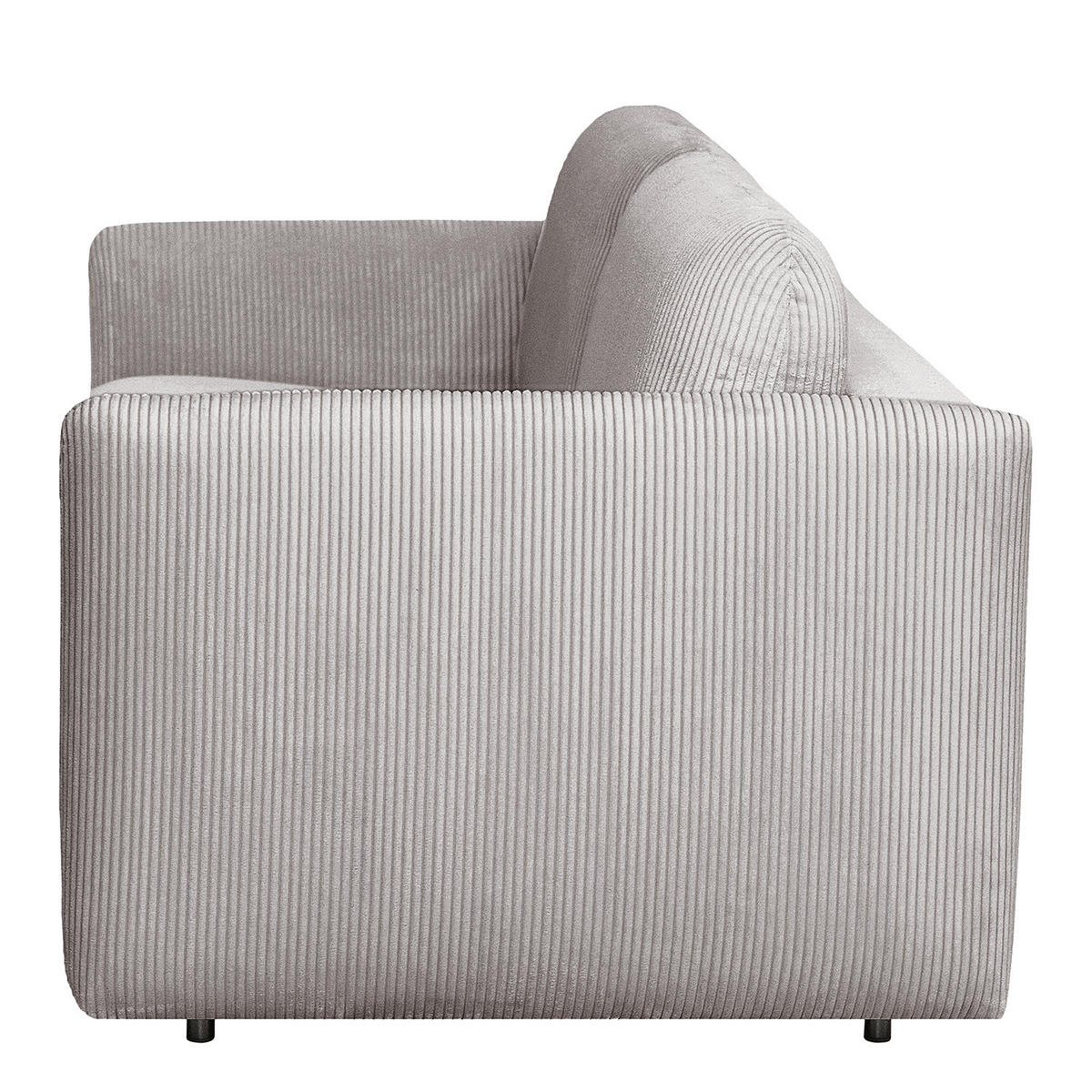 SCHLAFSOFA mit Matratze - Hellgrau/Schwarz, Kunststoff/Textil (194/86/104cm) - home24