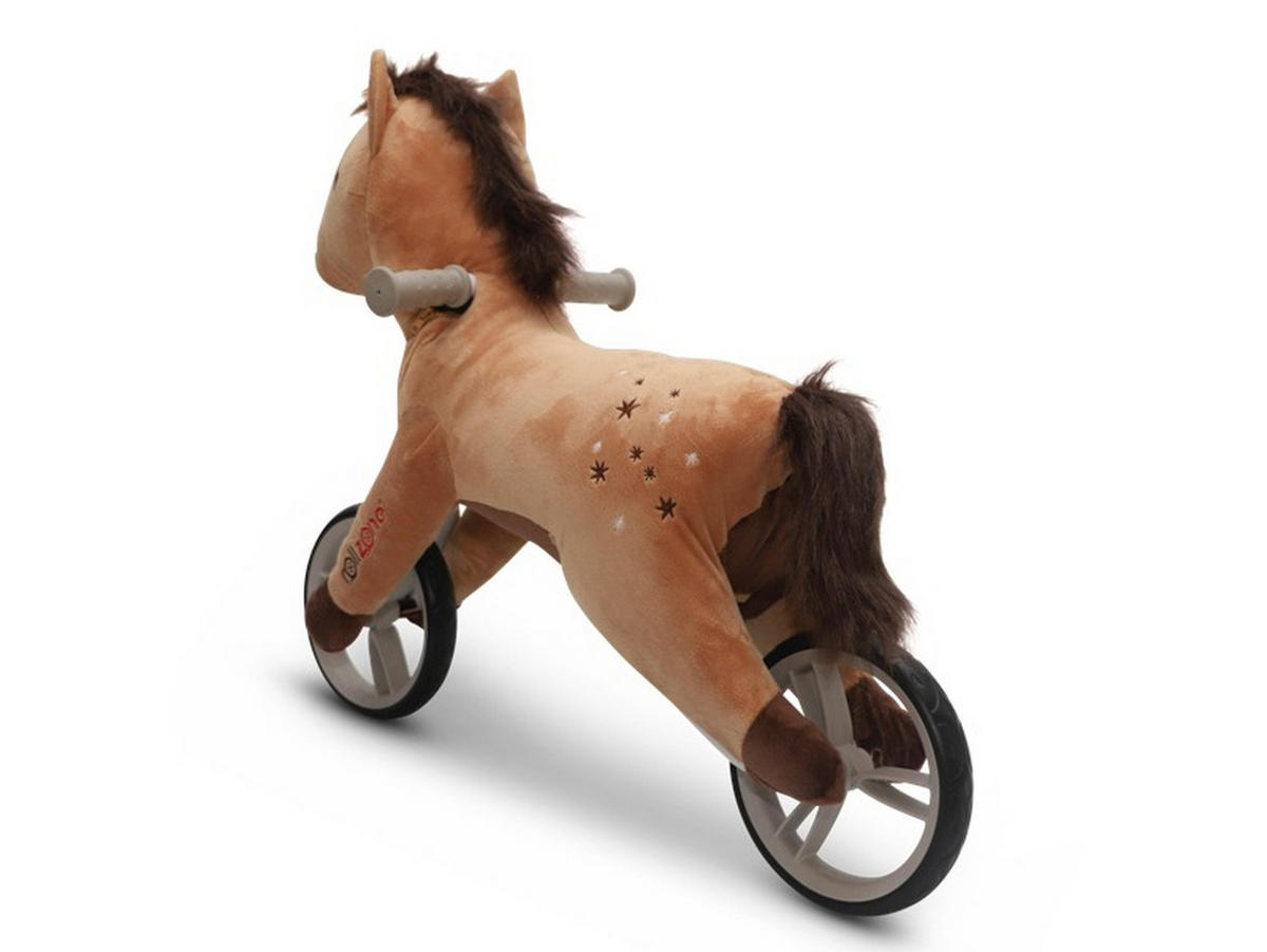 LAUFRAD Balance Pferd - Braun, Kunststoff (63/15/52cm) - TPFLiving