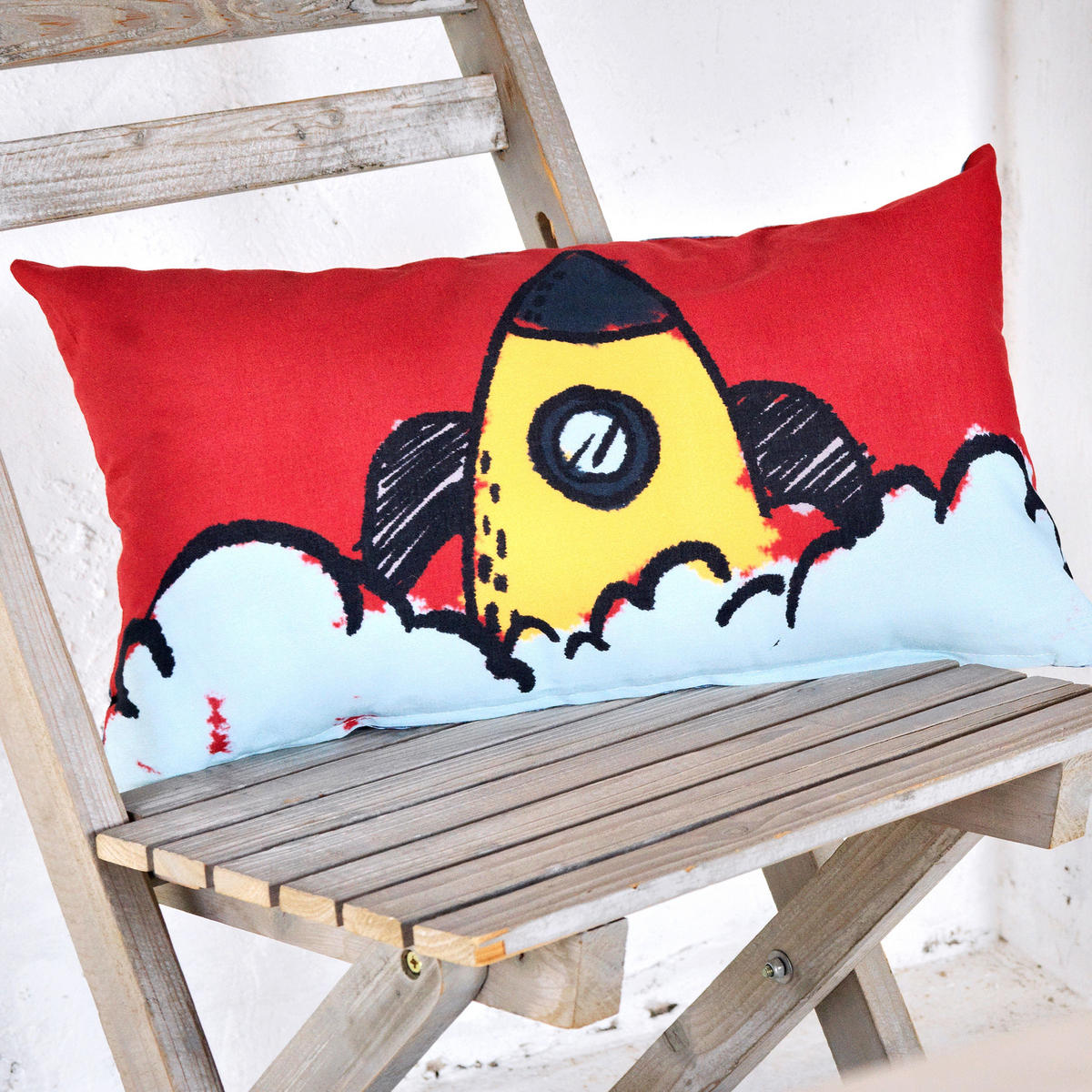 KISSENBEZUG starspace 50x30 cm mehrfarbig - Multicolor, Textil (50/30cm) - Happy Friday