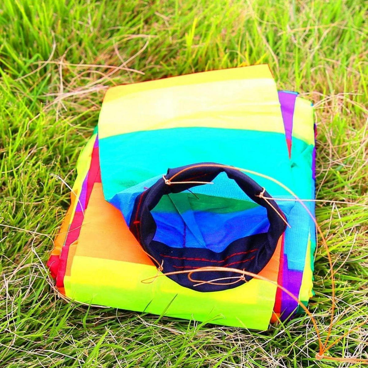 DRACHENSCHWANZ 10 m Regenbogen-Stil - Multicolor, Textil (1000/100/1cm)