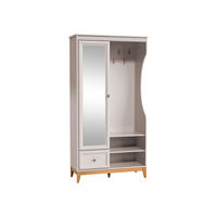 GARDEROBEN-SET Windsor - Kaschmir/Naturfarben, Holz/Holzwerkstoff (100/193/41cm) - MIRJAN24