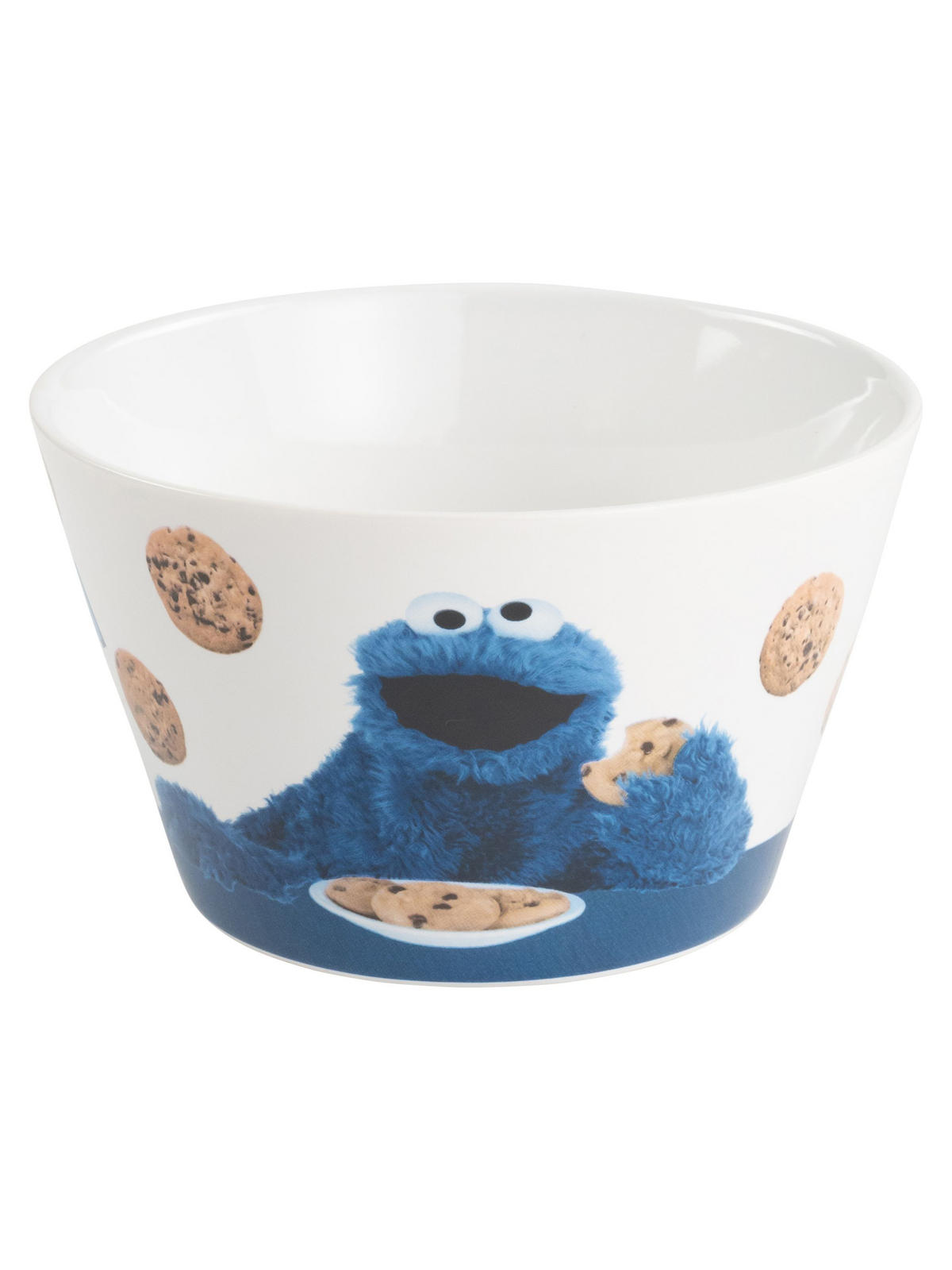 MÜSLISCHALE Die Schlümpfe Weiß 500 ml - Weiß, Keramik (14cm) - United Labels