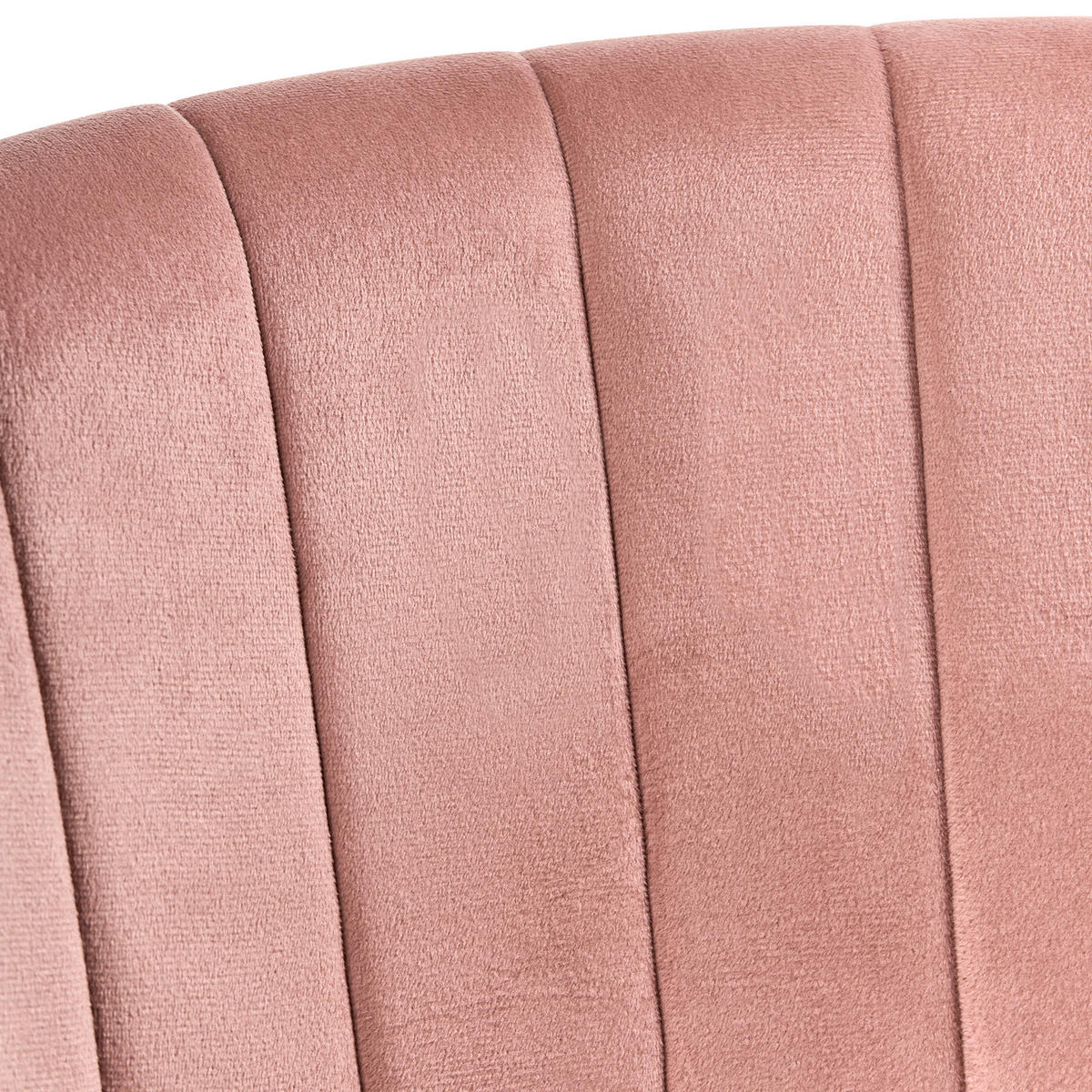 BÜROSTUHL Rosa Katonah - Pink/Silberfarben, Textil (57/78/57cm) - Beliani