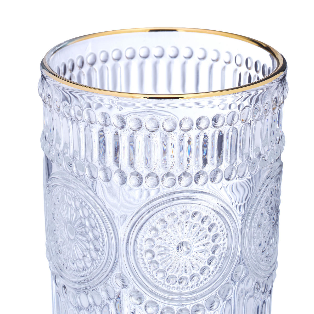 4XTRINKGLAS - Transparent, Glas (0.45L) - Relaxdays