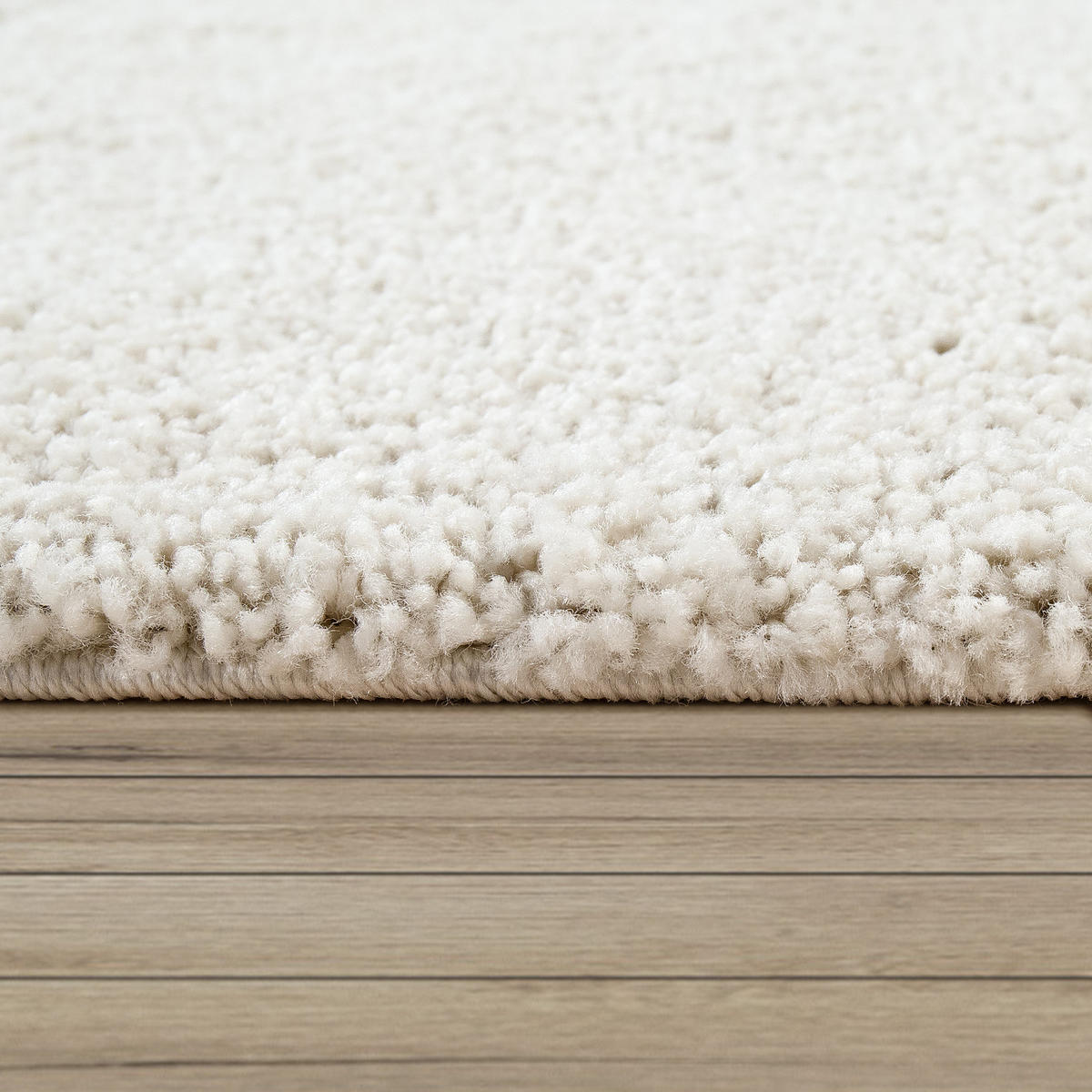 HOCHFLORTEPPICH 80/80 cm Sky 250 - Creme, Textil (80/80cm) - Paco Home