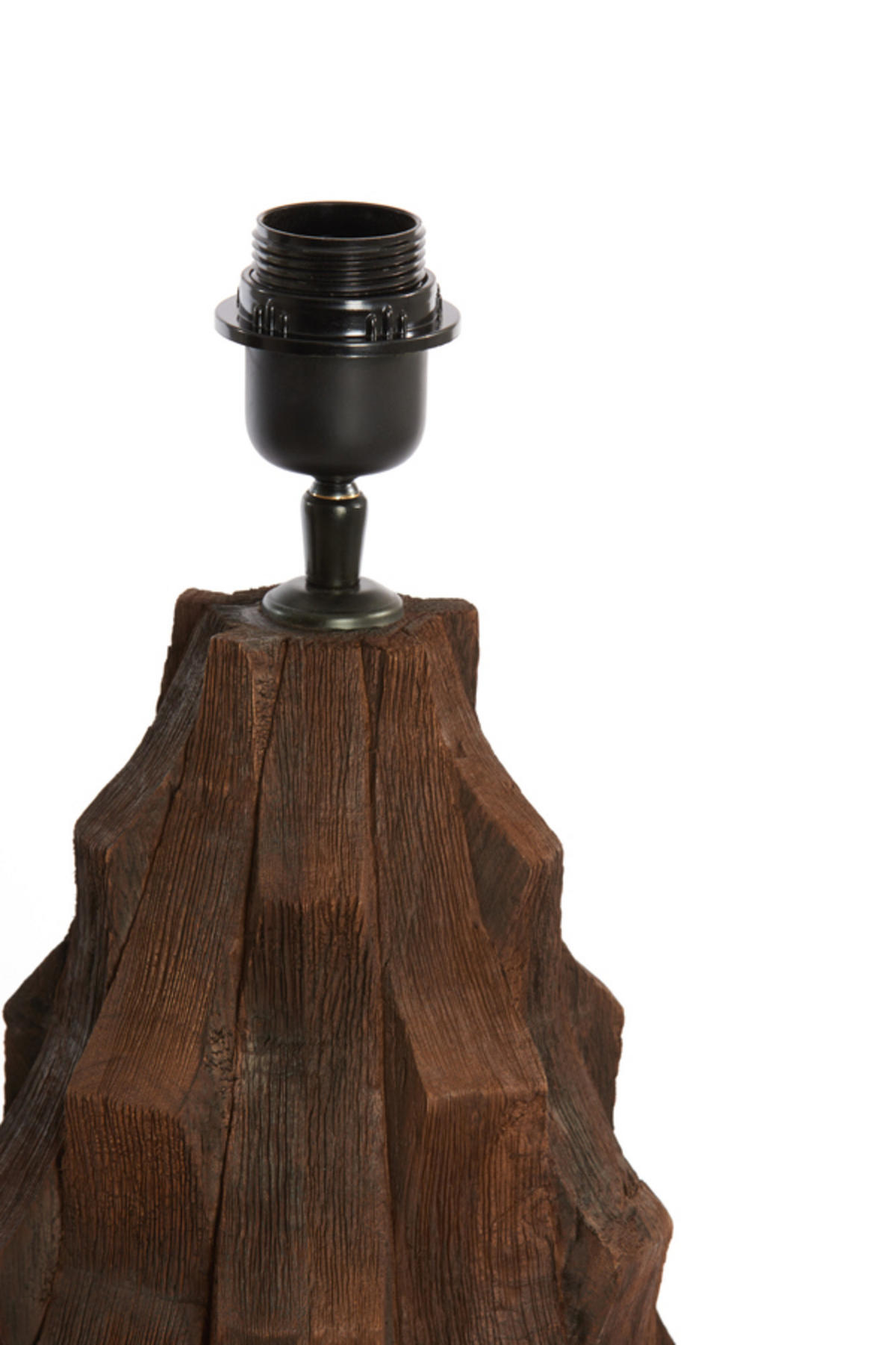 LAMPENFUSS Takabe Braun Ø20/38 cm - Braun, Holz (20/20/38cm) - Light & Living
