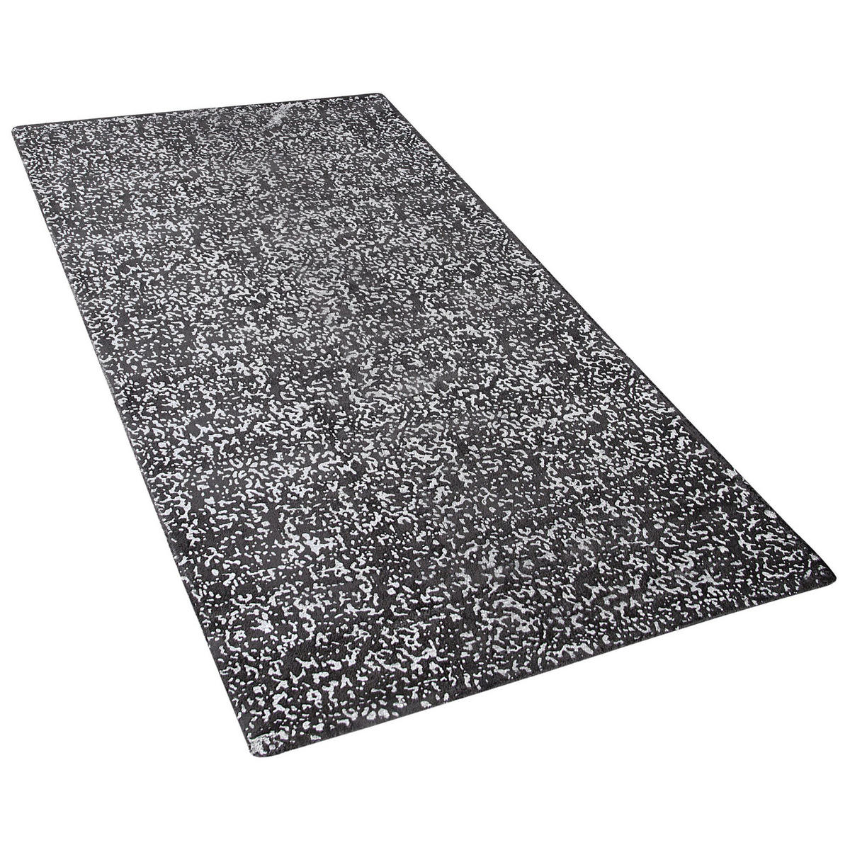 KURZFLOR-TEPPICH Esel 150/80 cm - Grau, Naturmaterialien (80/150cm) - Beliani