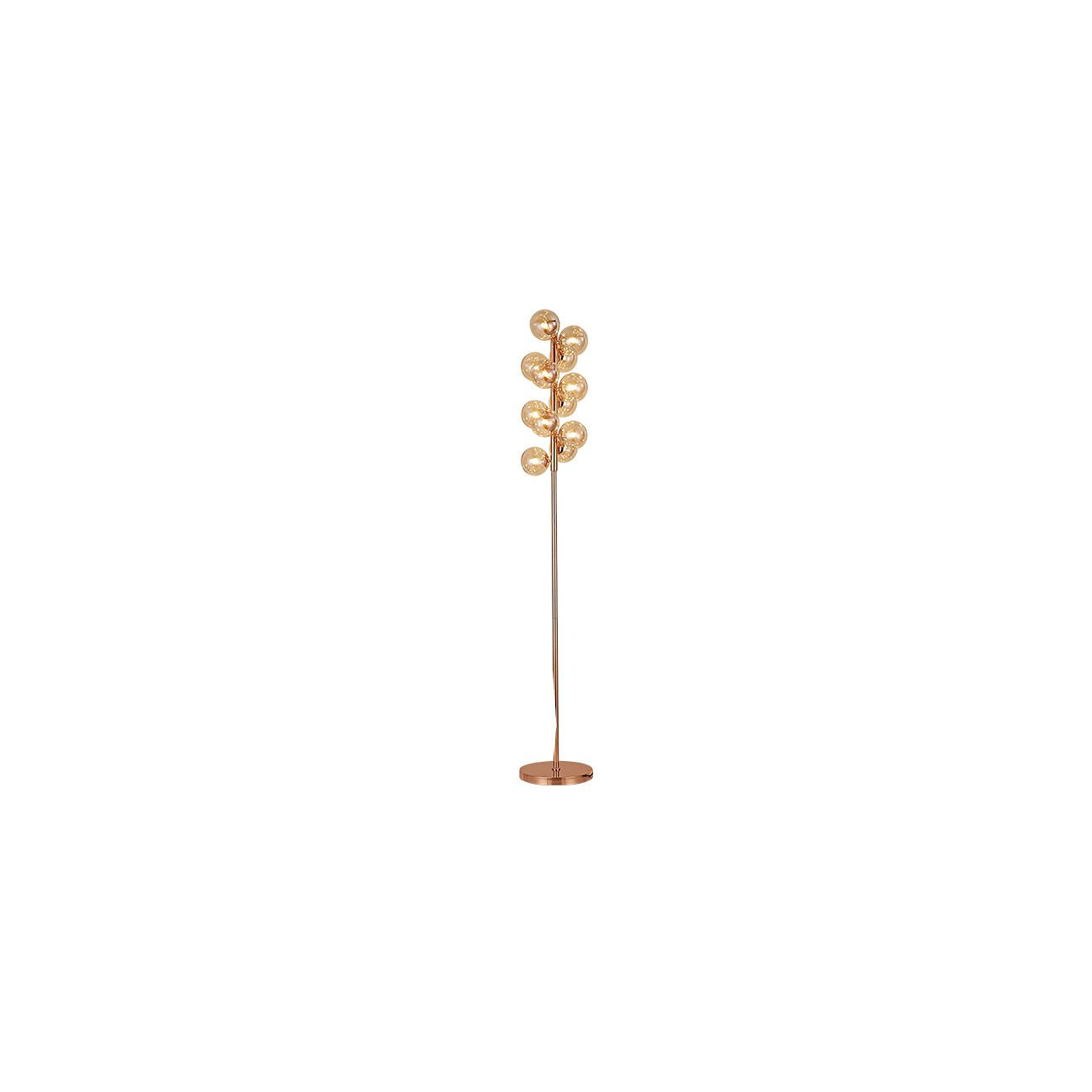 Kosilum Stehleuchte Roségold 26x157.5x157.5 cm