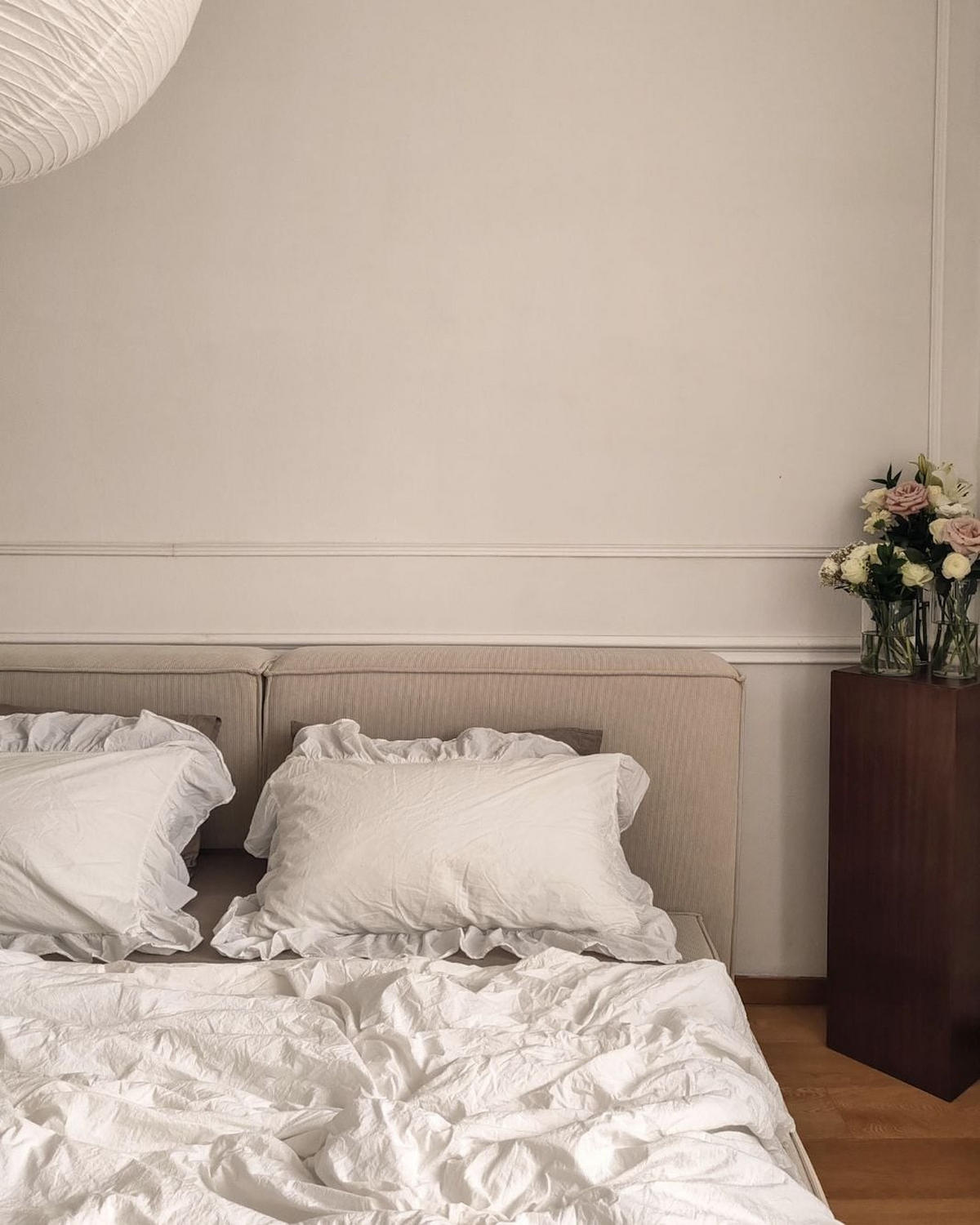POLSTERBETT 180/200cm Beige Linards - Beige, Naturmaterialien/Textil (180/200cm) - Beliani