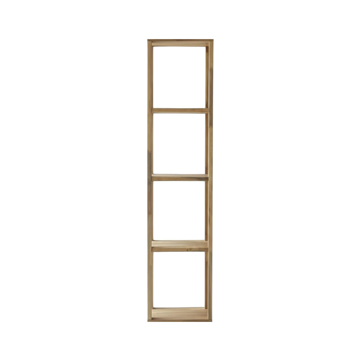 HOCHSCHRANK Lila Natur aus Akazie - Naturfarben, Holz (30/130/30cm) - Tikamoon