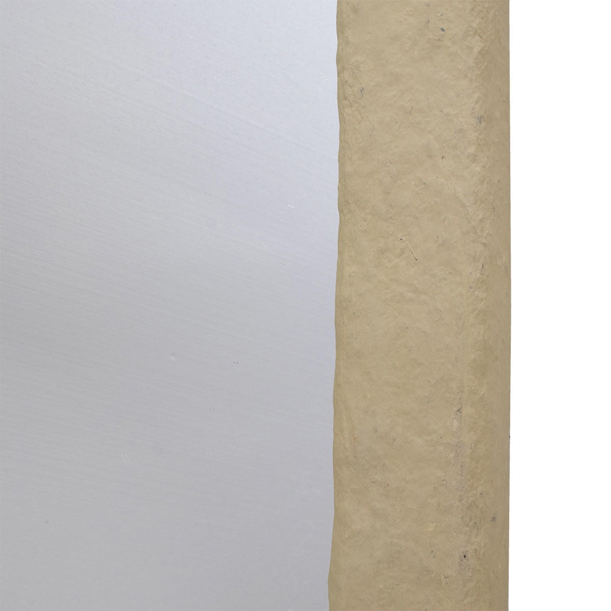 STANDSPIEGEL rechteckig aus Papier-Maché 109cm, natürlich - Naturfarben, Papier (61/109/4cm) - Giga Meubel