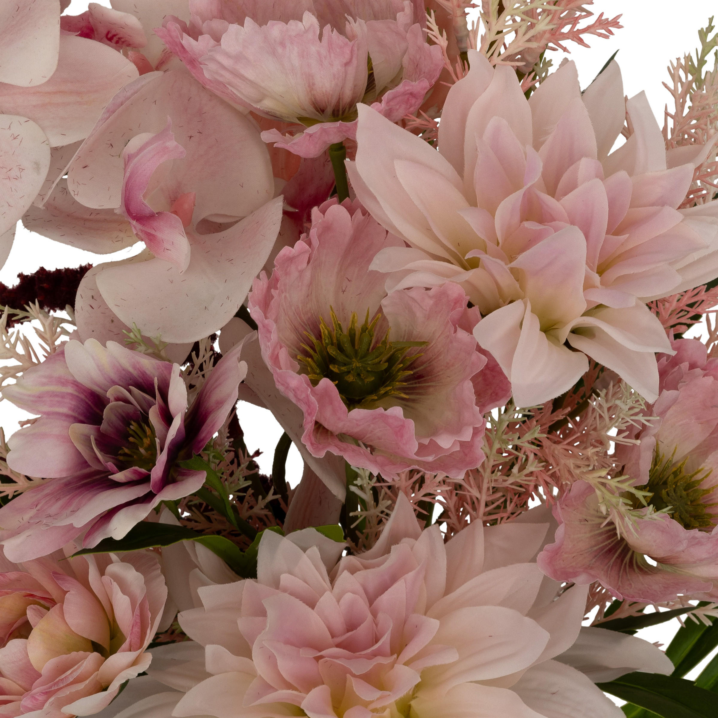 BLUMENSTRAUSS Wild Romance 60 cm - Rosa, Kunststoff (60cm) - Atmosphera Createur d´interieur