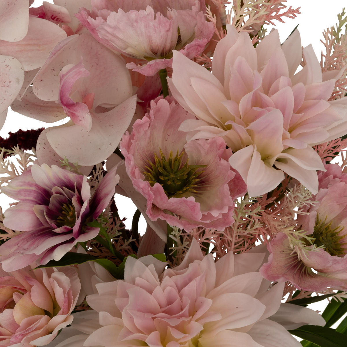 BLUMENSTRAUSS Wild Romance 60 cm - Rosa, Kunststoff (60cm) - Atmosphera Createur d´interieur