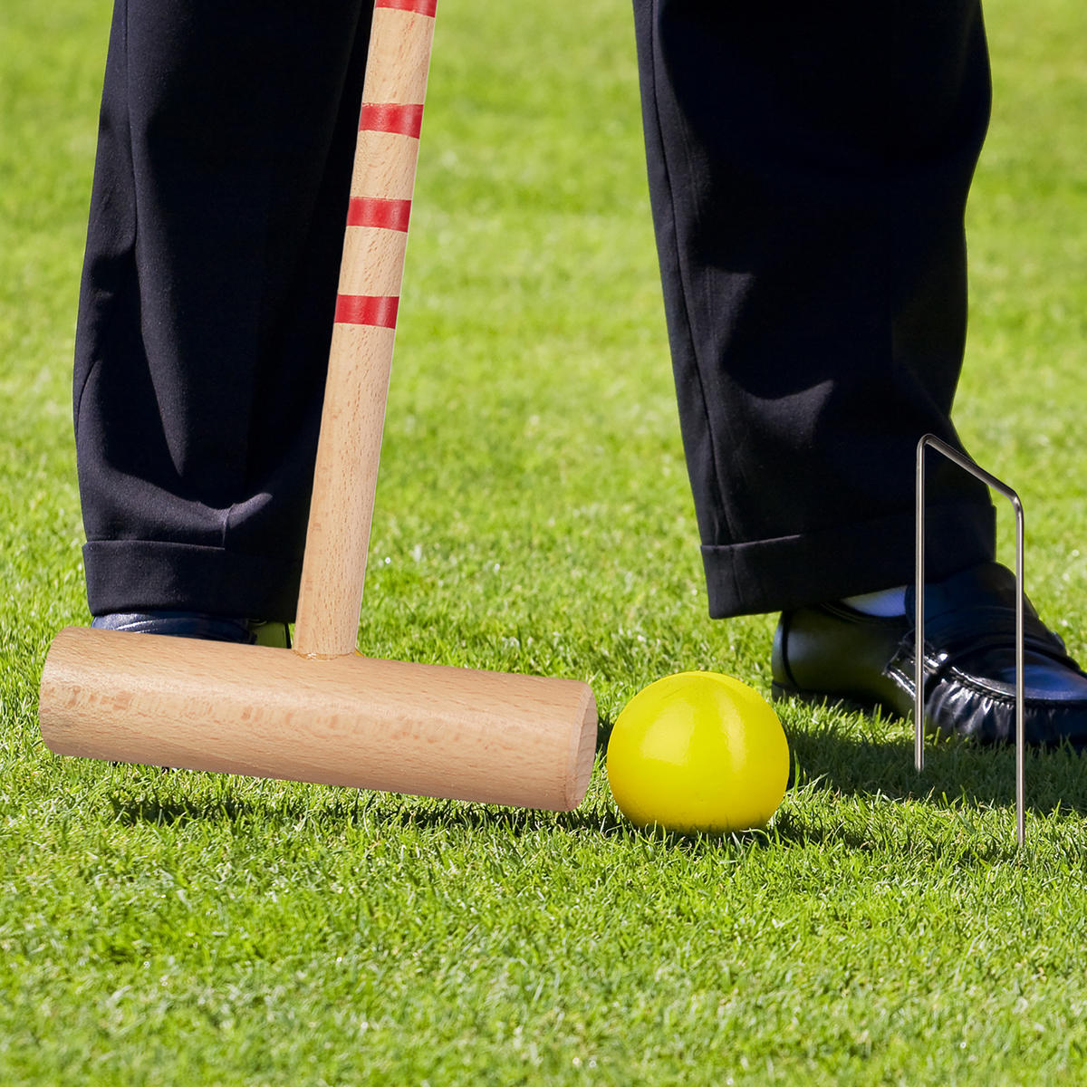 KROCKET-SPIEL - Multicolor, Holz/Textil (23/12cm) - Relaxdays