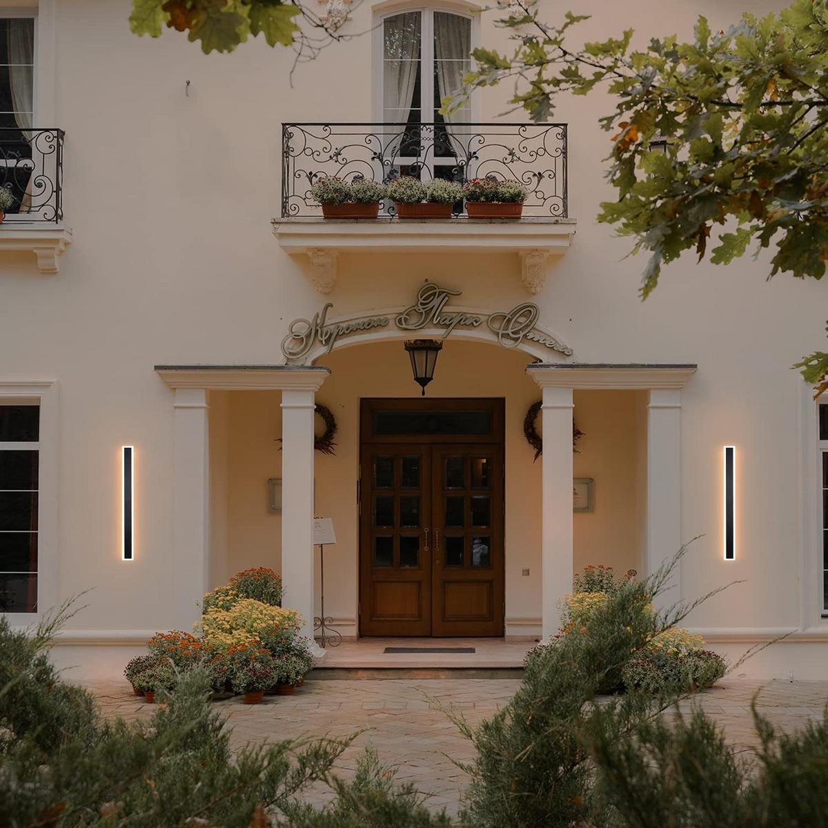 LED WANDLEUCHTE Lichtblick - Schwarz, Metall (8/4/100cm) - Nettlife