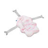 BADEKISSEN Nubo rosa weiß Wannenauflage Badehilfe Kunststoff-Clips ab Geburt - Pink, Kunststoff (34/49cm) - Kikka boo