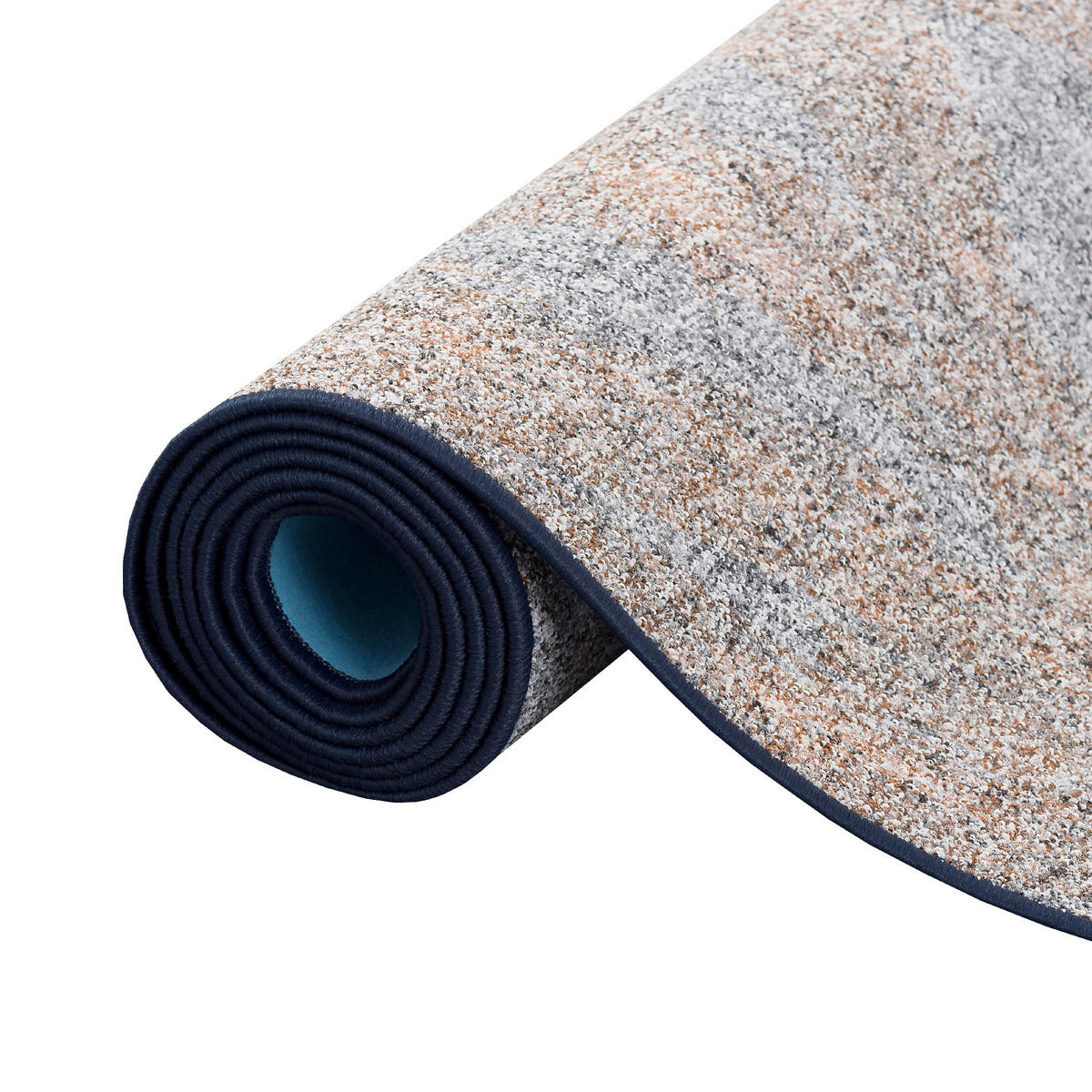 SCHLINGENTEPPICH MEMORY MELIERT LÄUFER - Grau, Textil (80/240cm) - Snapstyle