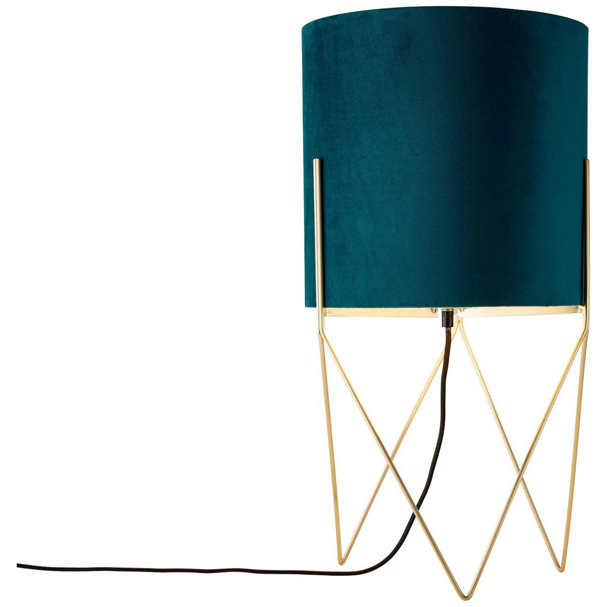 STANDLEUCHTE Atami 93180/73 - Petrol, Metall (31.5/31.5/58cm) - Brilliant