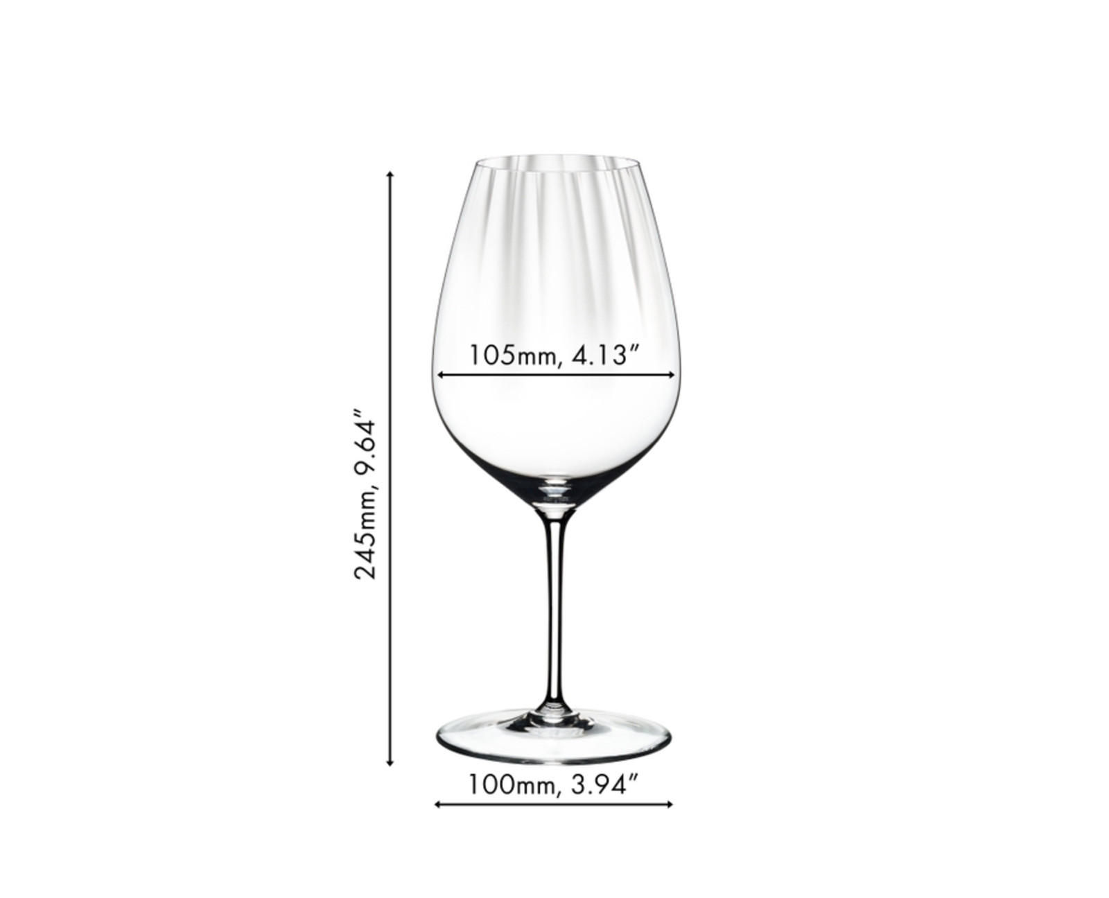 CABERNET / MERLOTGLÄSER Performance transparent 834 ml 4er Set - Transparent, Glas (0.834L) - Riedel