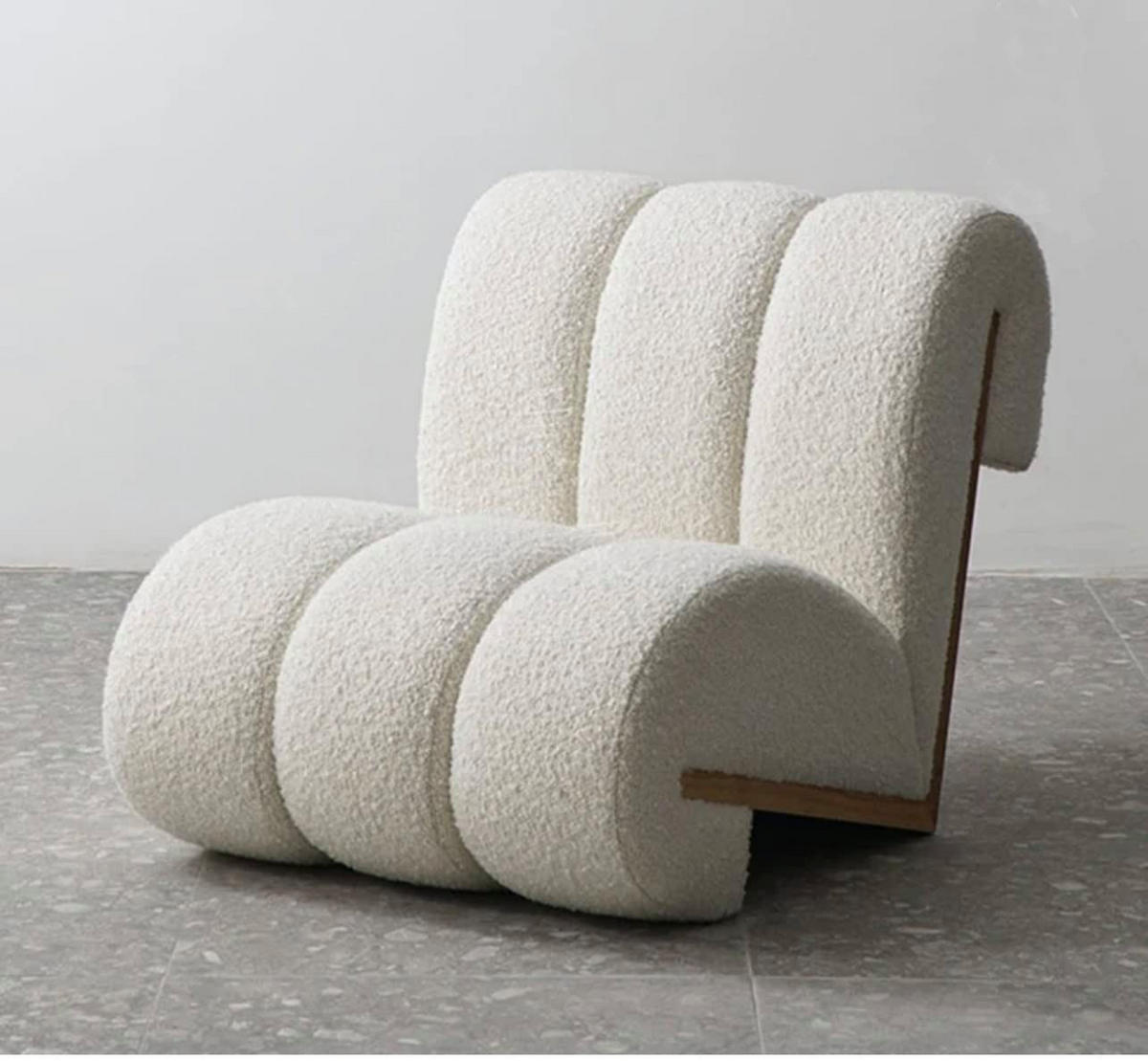 SESSEL CATCH ME, Bequeme Polsterung, 3D-Gewebe, Hohe Festigkeit, Holzdetails, Weiße Farbe - Schwarz/Weiß, Holz/Textil (80/78/100cm) - DomoHome